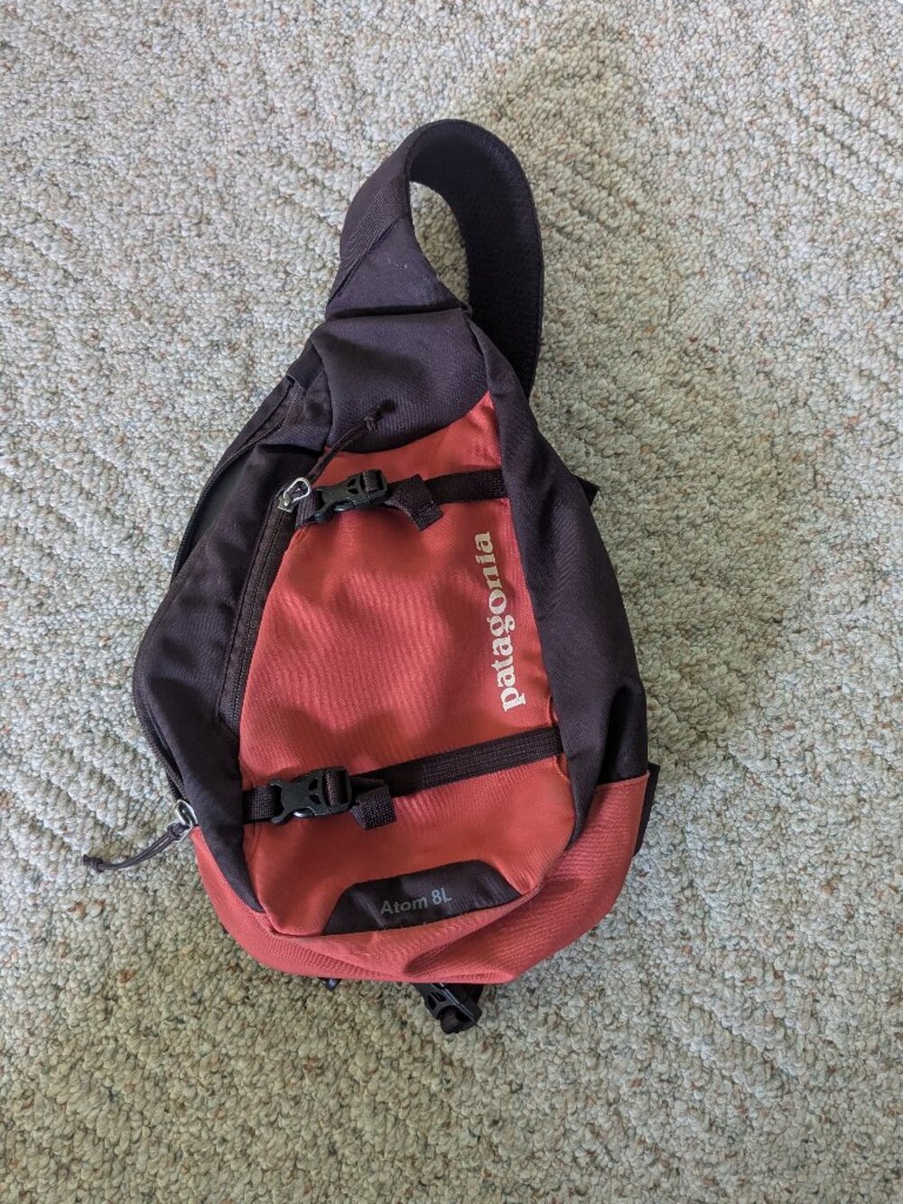 Patagonia Atom 8L sling bag.